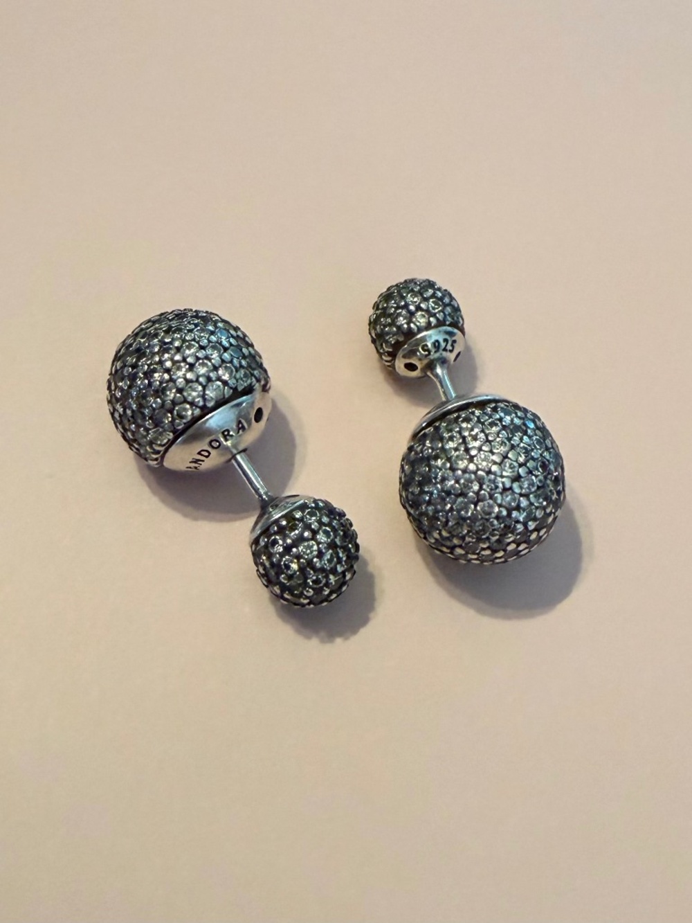 Pandora Pave Drop Studs (Retired)